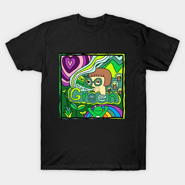 a green imagination T-Shirt by zzzozzo